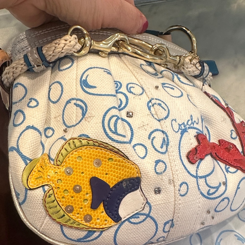 Coach Rare Limited Edition Mini Purse, Dust bag and Matching Silk Twilly - Picture 7 of 11